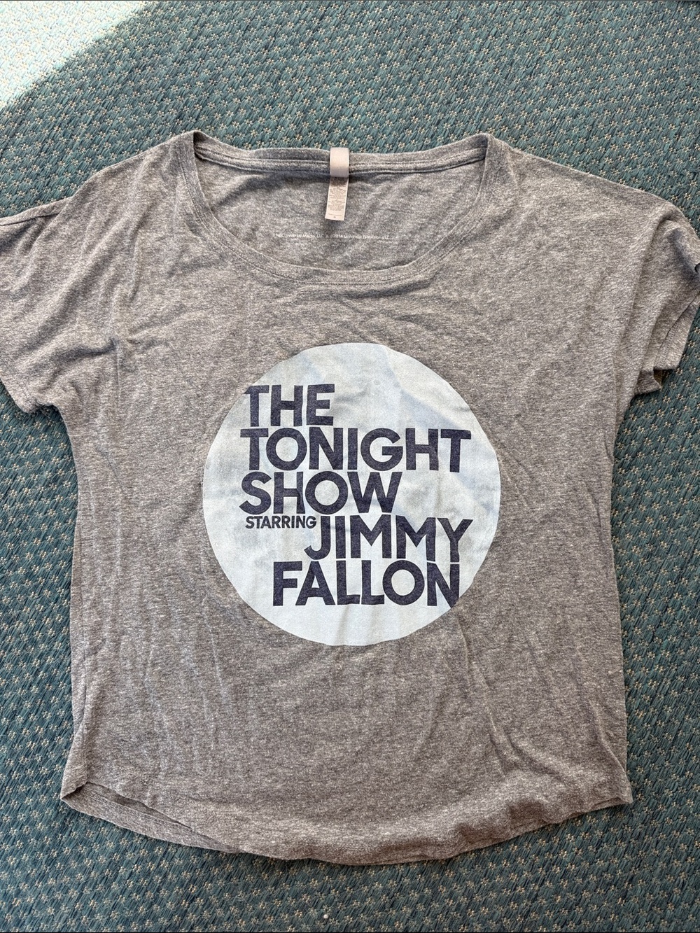 Gray 'The Tonight Show Starring Jimmy Fallon' Short Sleeve Graphic Tee